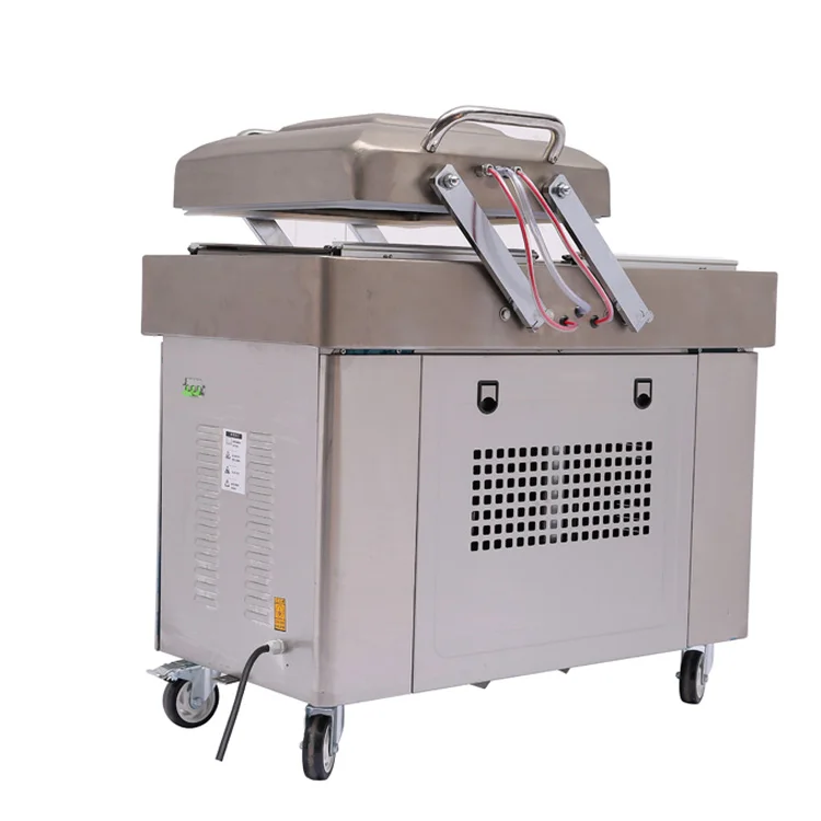 Автоматическая Большая Вакуумная упаковочная машина с двойной камерой или вакуумный упаковщик