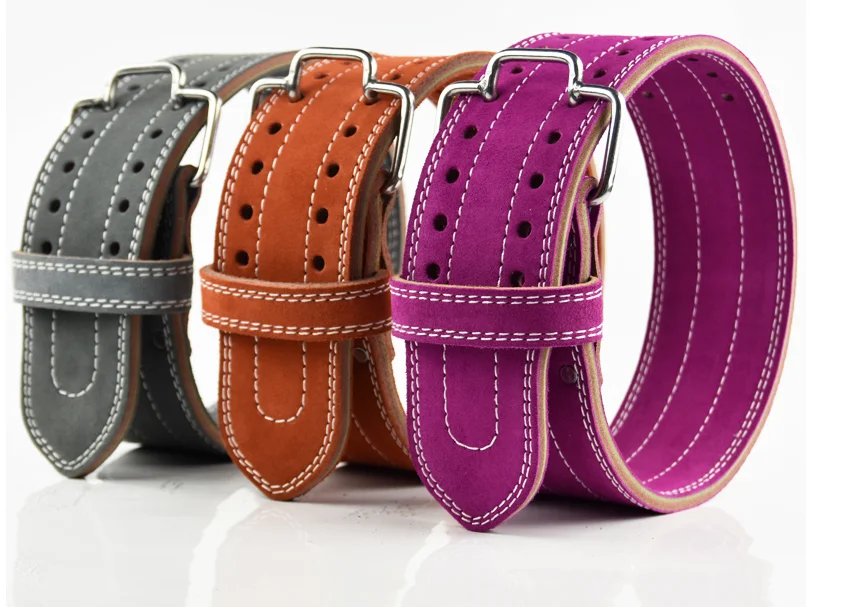 Пояс из коричневой кожи для тяжелой атлетики