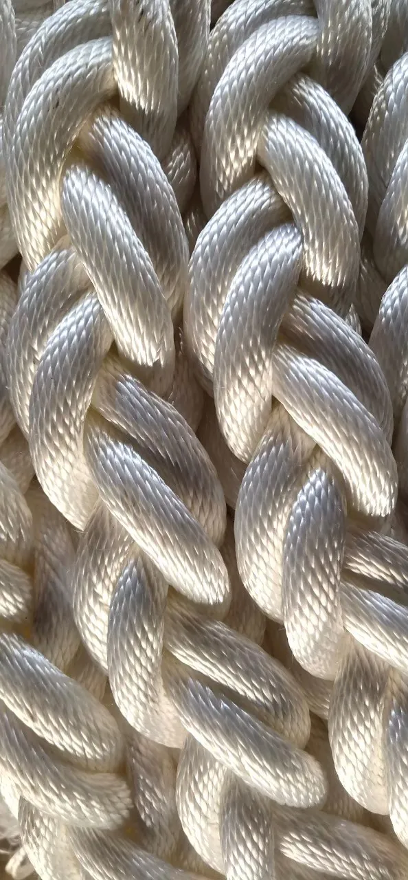 Custom size nylon 8-strand braided rope mooring ropes