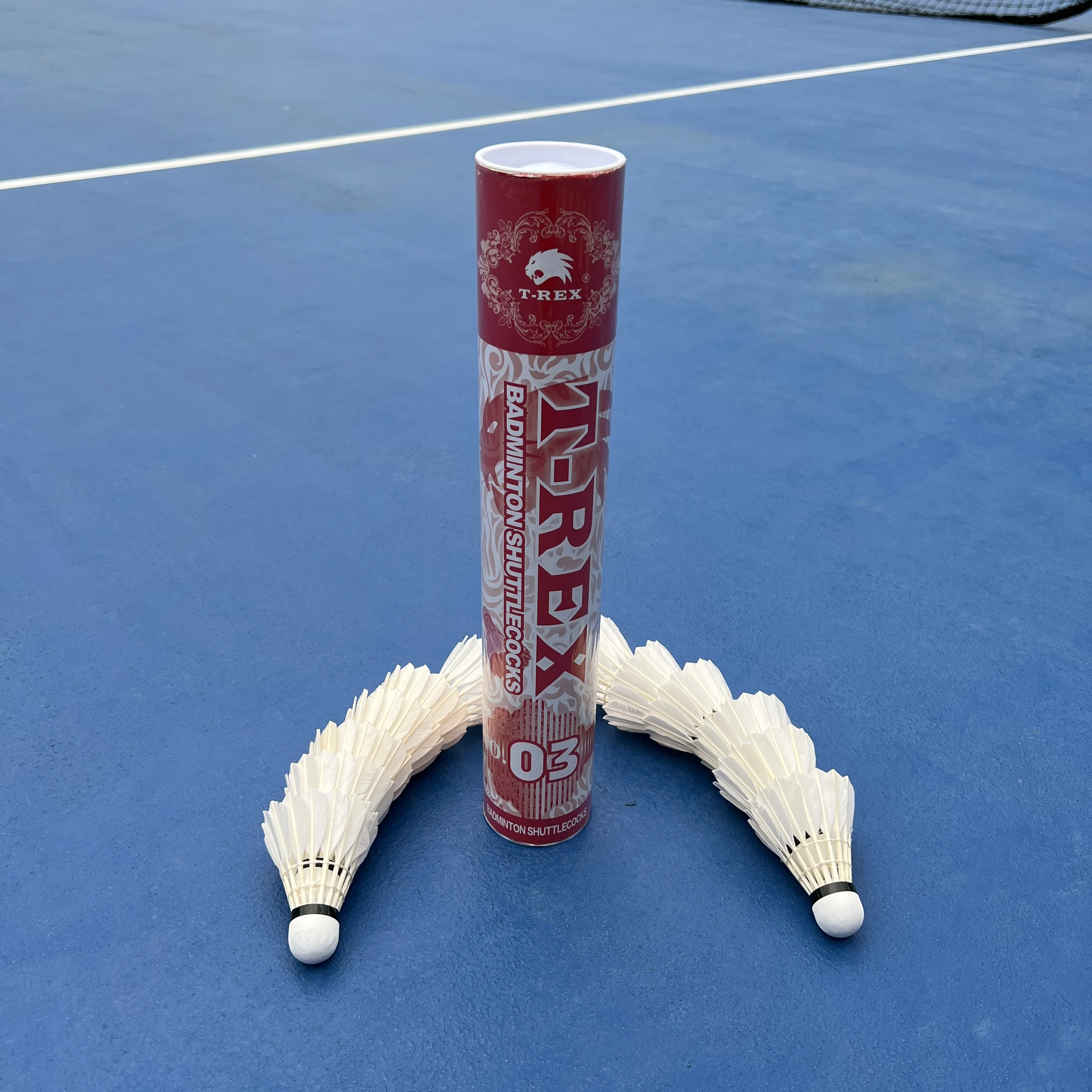 Высококачественные воланки для бадминтона класса 3 в 1 прочные гусиные перья материал с ПУ пробковой головкой тренировок