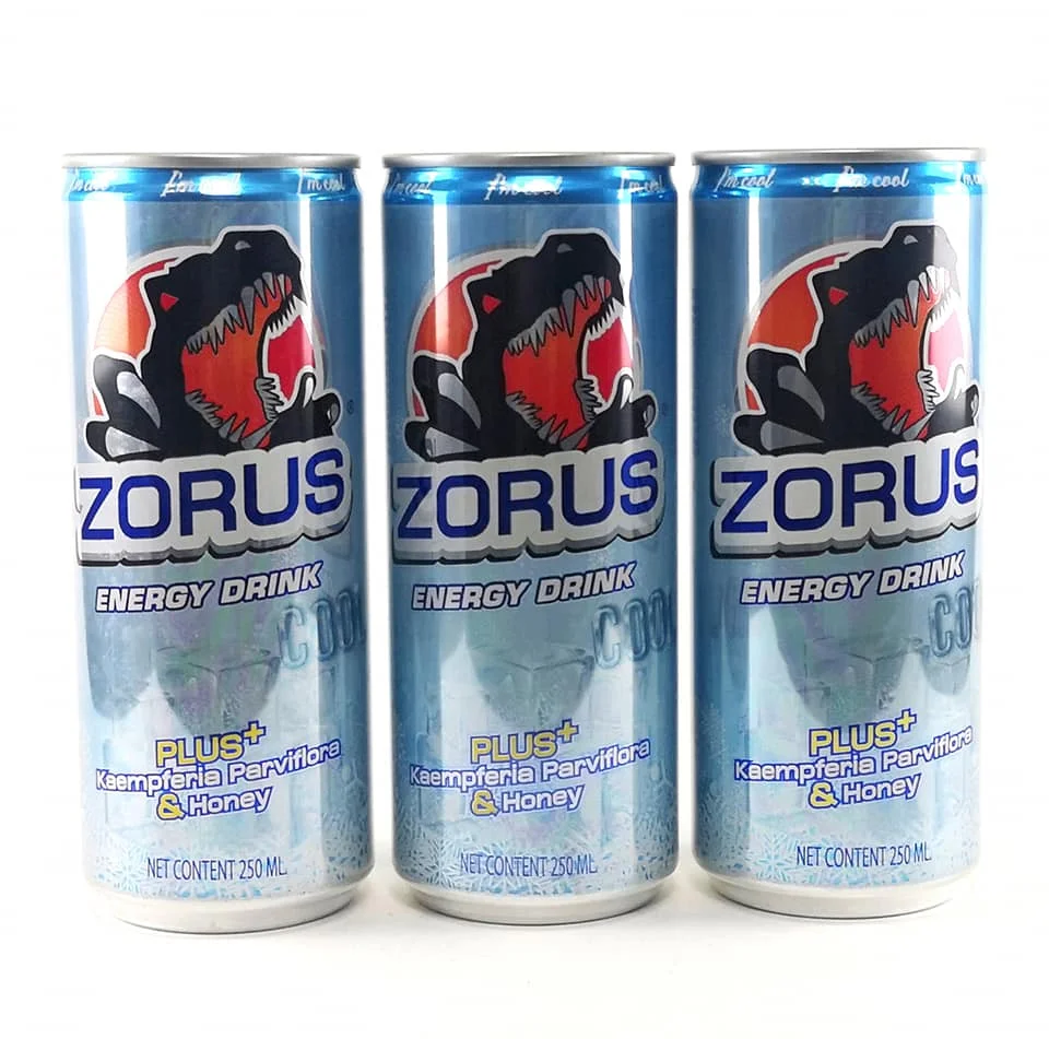 
 Cooling Sweet Zorus Energy Drink Cool Plus+ with Kaempferia Parviflora & Honey  