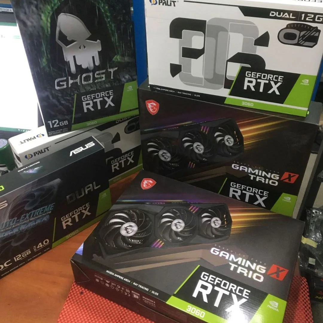 Совершенно новая графическая видеокарта RX580 8 Гб RTX 3080 3090 3060 TI 3070 170HX GPU1660 SUPER 6700XT 12