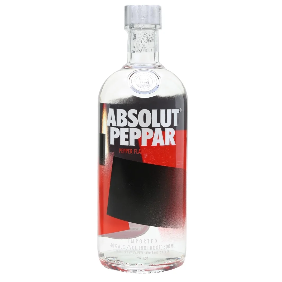 Sweet Spicy Character Peppar 1L 40% Alcohol Whisky Vodka with Hint of Bold Black Peppercorn Flavor
