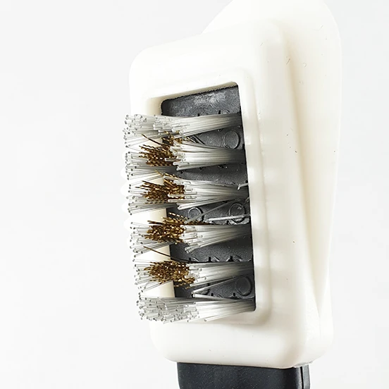 Pig/ horse suede sneaker clean wire shoe horn kit brush