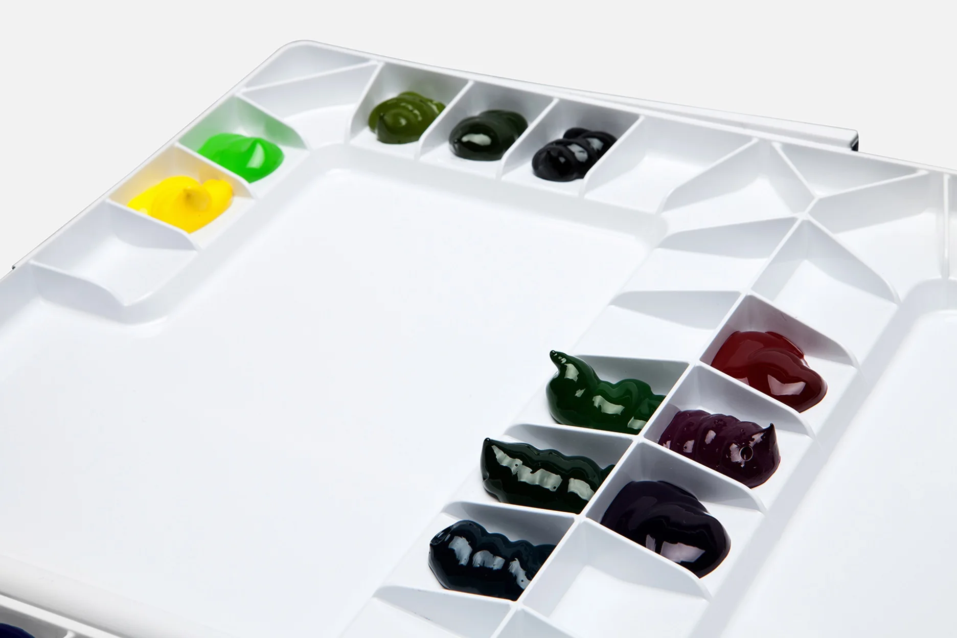 Mijello Studio Palette for Watercolor Bullet Proof Glass 55 wells