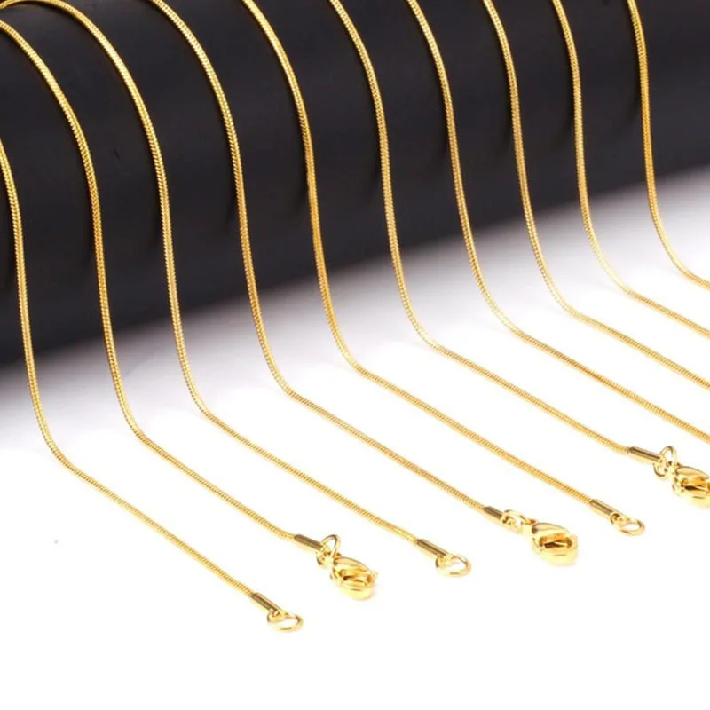  Плакировка золота 24K ювелирные изделия Bold цепи ожерелье 2021 простой дизайн для женское колье на