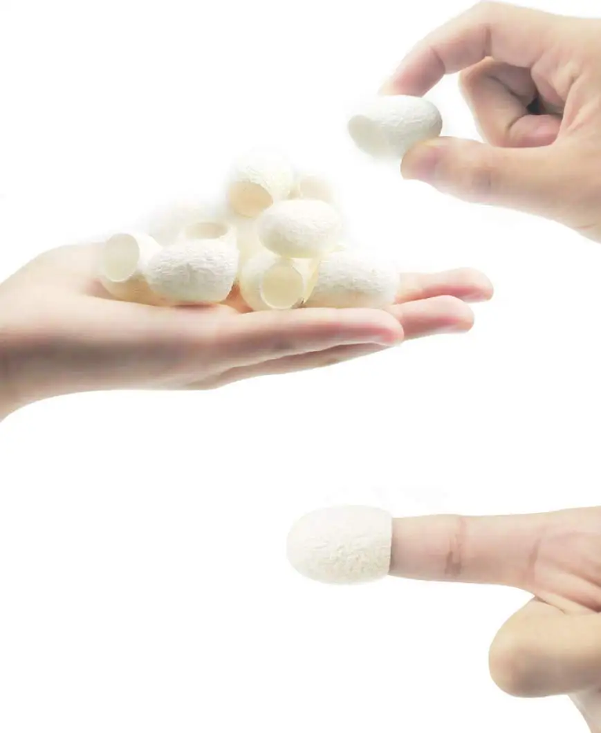 100% натуральный кокон шелковое волокно уход за кожей лица из Вьетнама/Ms.Thi Нгуен + 84 988 872