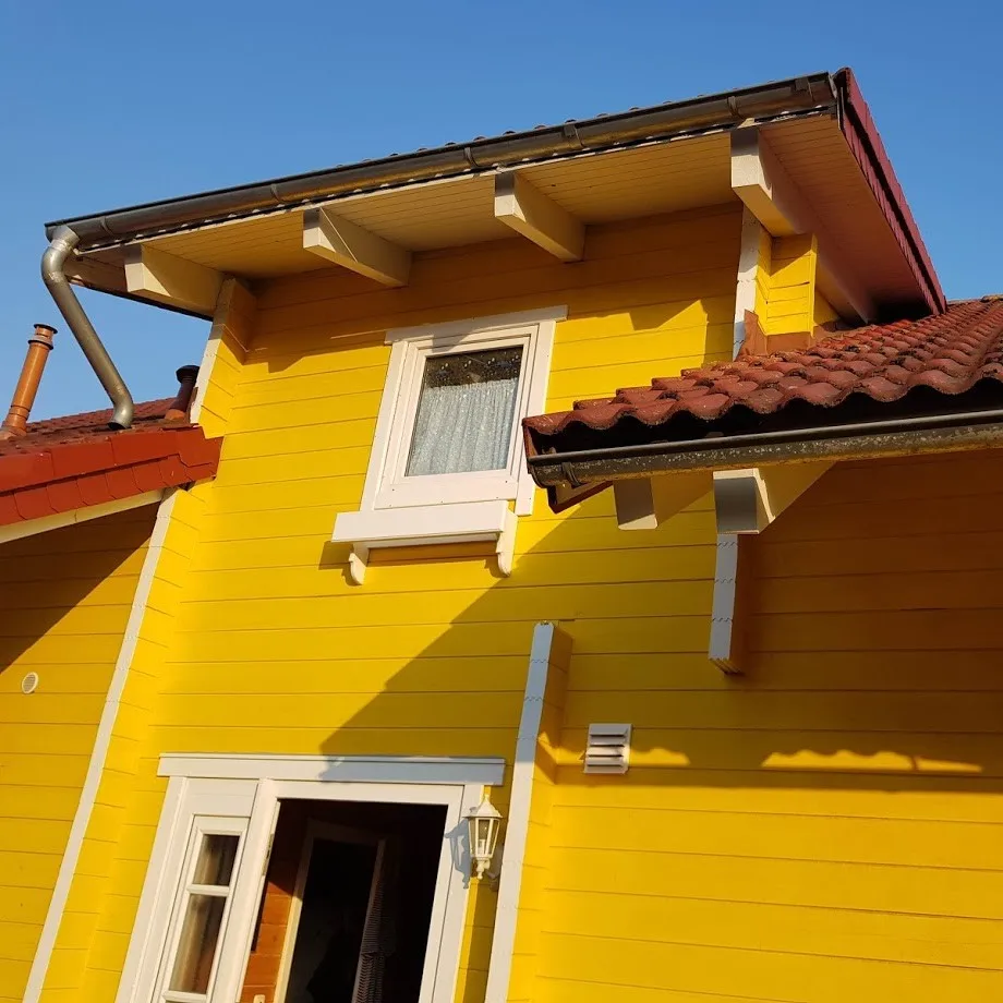 House Villa Office Log House - according to EU Standards Carport