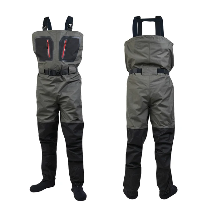 Custom Nylon Waterproof Waders Fishing Chest Waders With Boots Hunting Fly Fishing Waders Jumpsuits