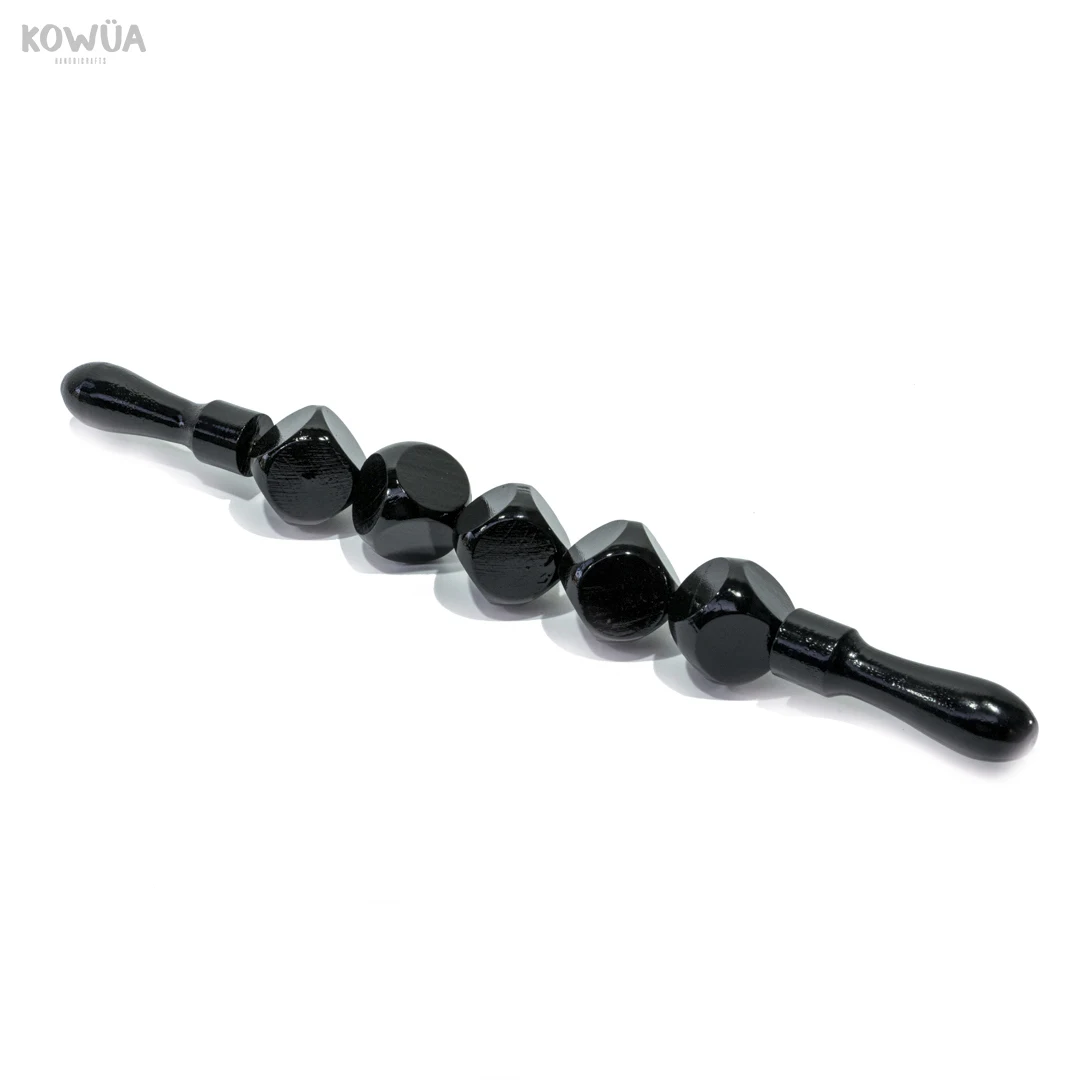 
Roller Massager, Wood Therapy Tools, Shoulder and Back Massager 