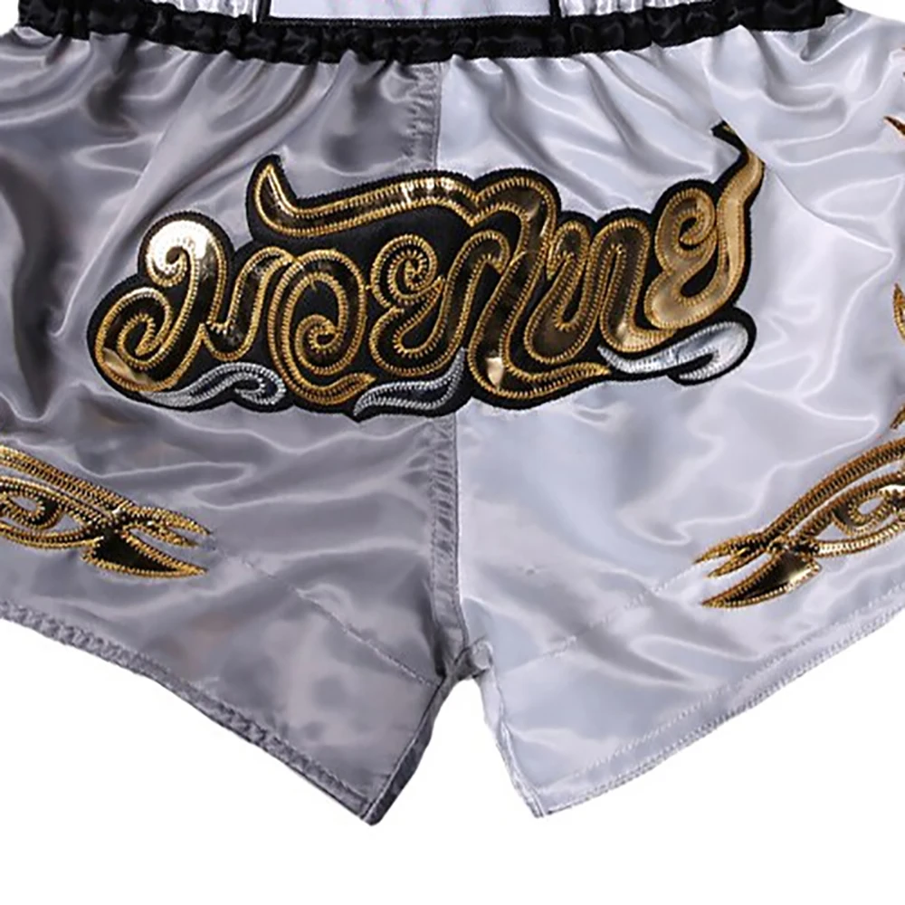Wholesale Best Selling Custom Design Polyester Made High Waist OEM Services Professional Kickboxing Sparring Boxing Shorts