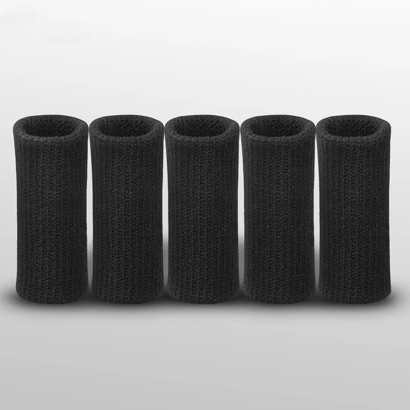 Black and Blue Knitting Nylon Basketball Finger Protect Finger Protection Volleyball Finger Sleeve