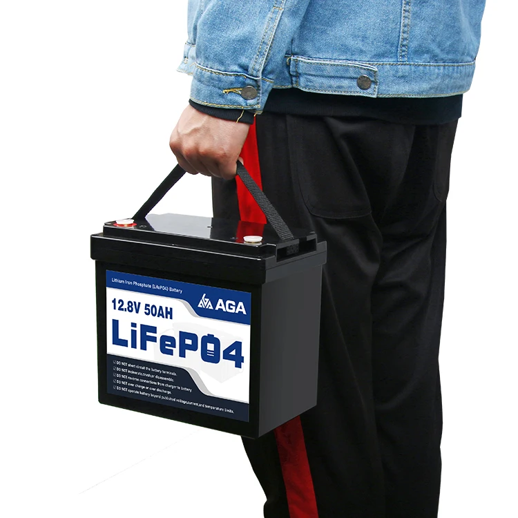 OEM 12v 24v 48v 50Ah Rechargeable Solar Storage Marine Motorhome Golf Cart Solar Storage Lithium Ion Lifepo4 Battery 12V