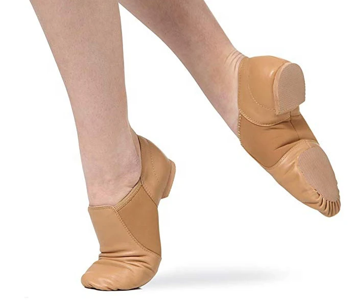 Wholesale Top Selling Ladies Soft Leather Jazz Dance Shoes Dancing Leather Shoes Sheepskin Jazz Dance Shoes For Women