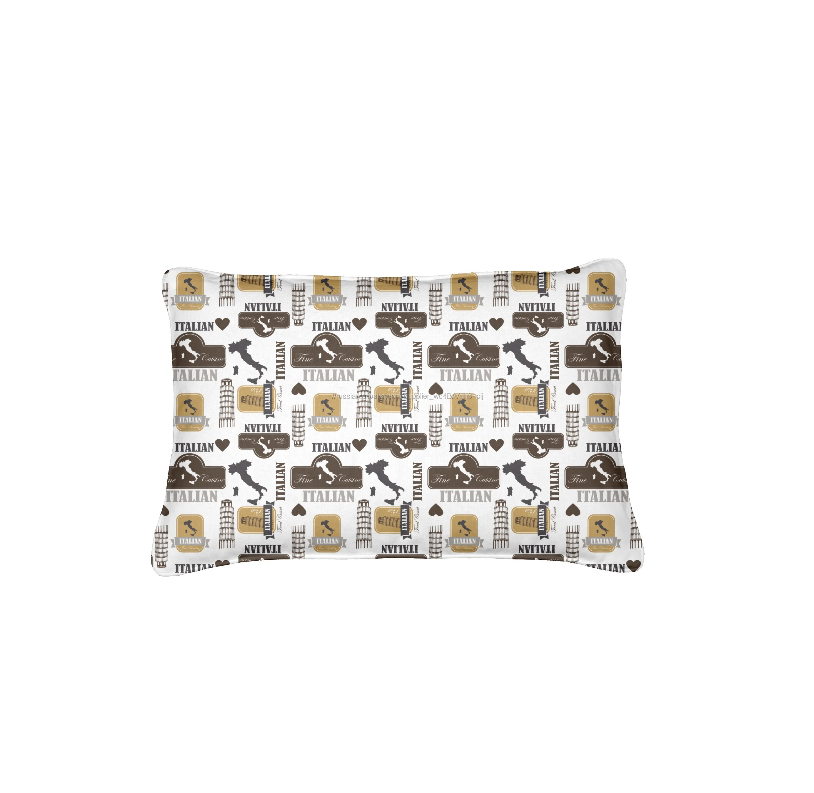 Custom Printed 100% Cotton Pillow Cover