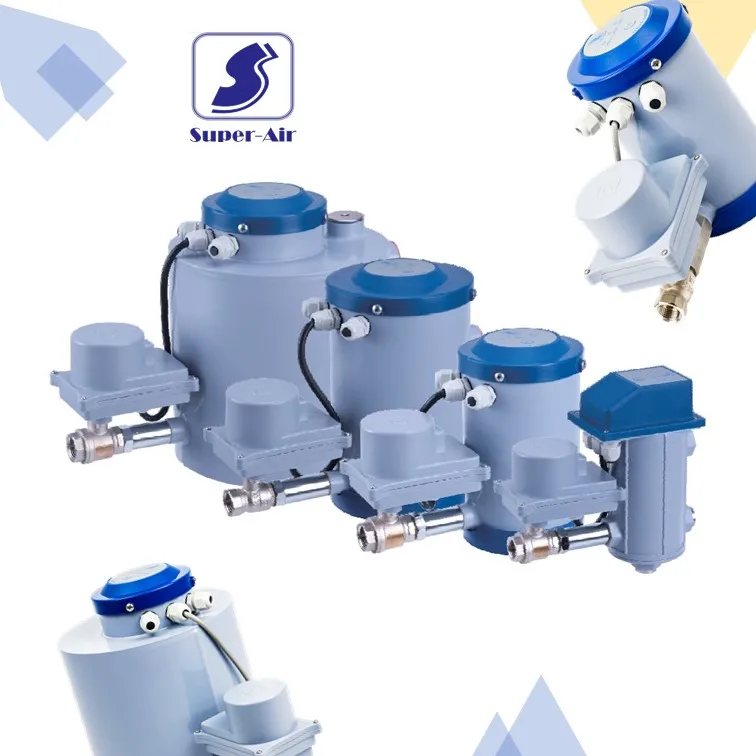 Супер ловушка моторизованный шаровой клапан нулевой потери воздуха конденсат стекает; Энергосберегающий автоматический слив