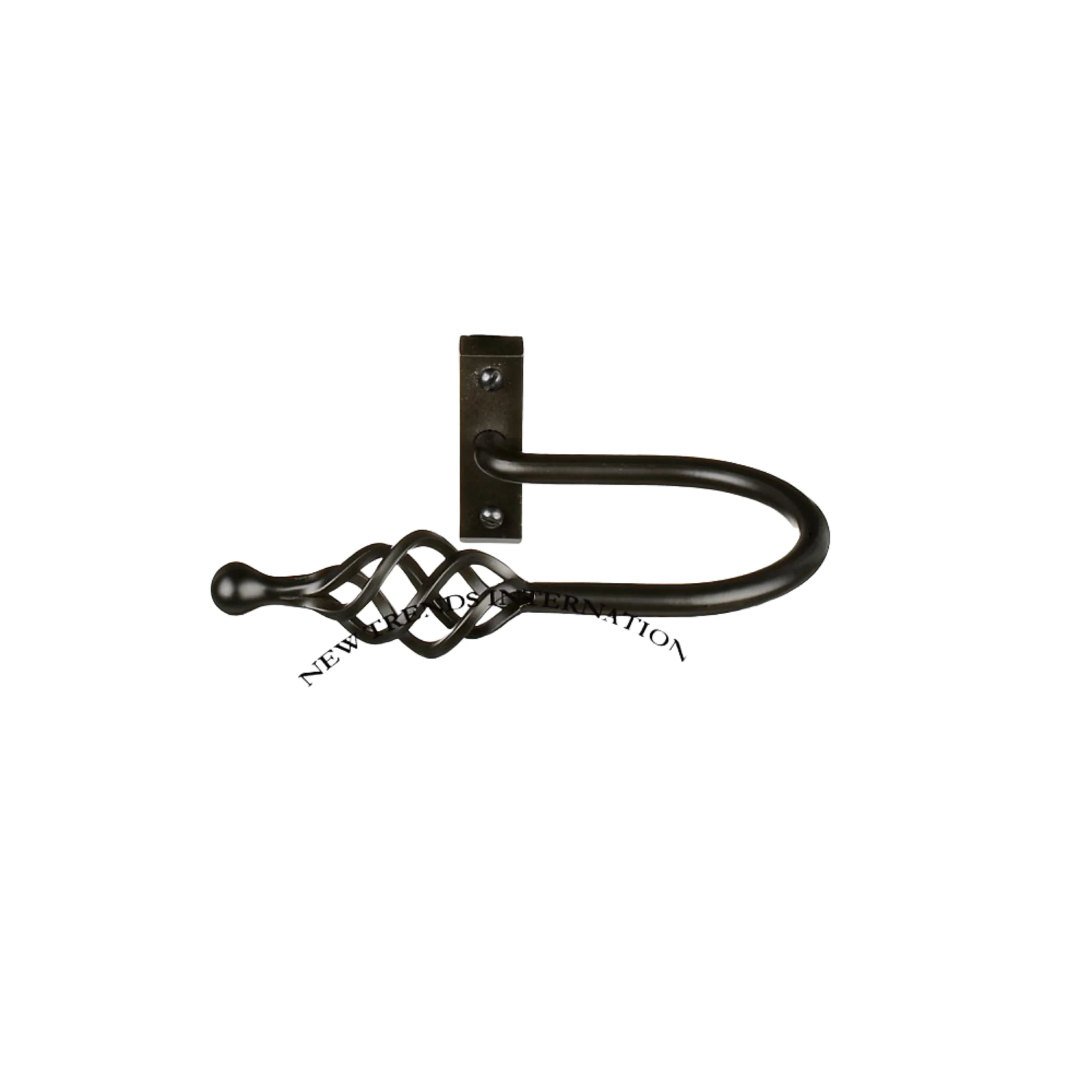 Fancy Brass Curtain Pole Window End Decorative Curtain Poles For Hanging Clothes & Accessories Hot Selling