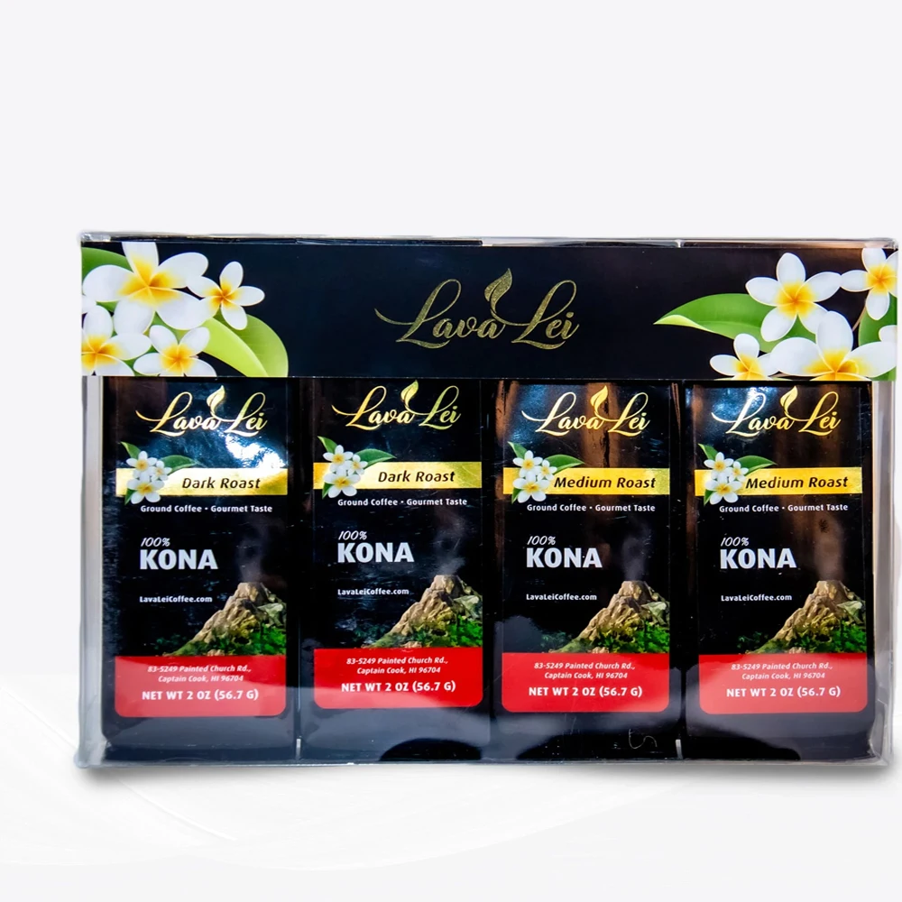 Lava Lei 100% Kona 4 Pack Variety