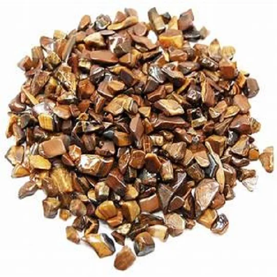 Premium Quality Tiger Eye Agate Crystal gemstone Chips Stone Wholesale Agate Chips Stone Buy From AAMEENA AGATE
