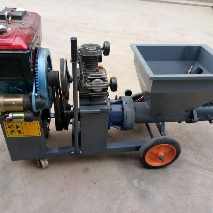 Машина для нанесения цементной штукатурки