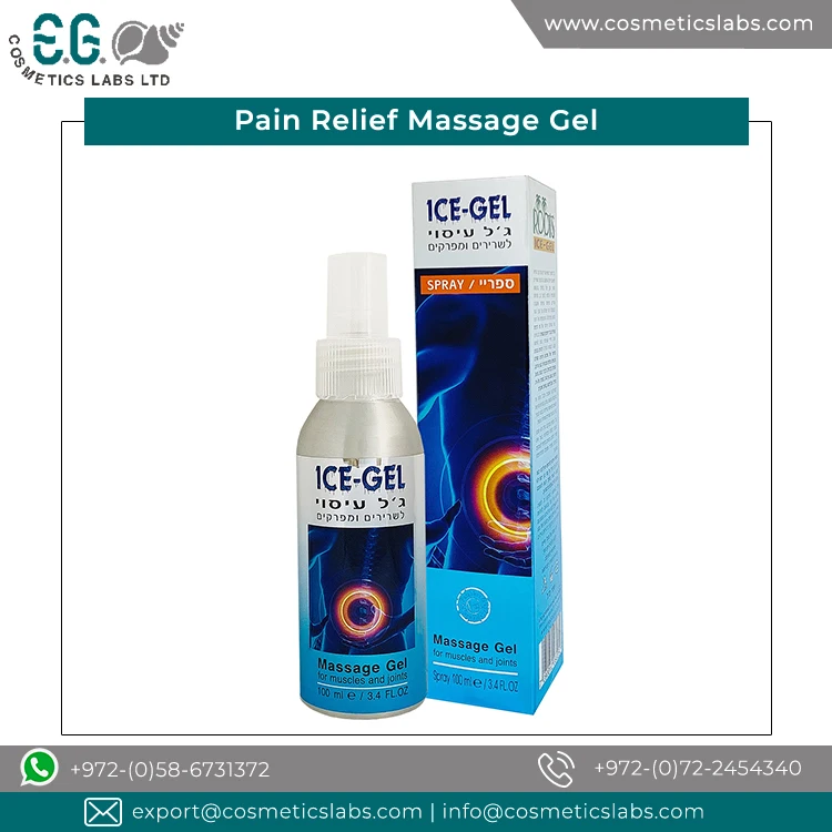 Частный ярлык природных противовоспалительное средство благодаря немедленное облегчение боли массажный гель для в спине мышц и