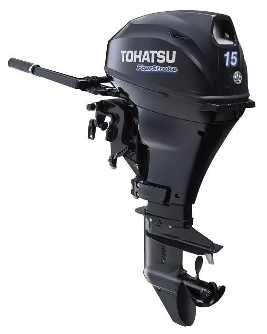 Tohatsu 4-Stroke 15HP Outboard Motor | Outdoor Boat Engine In Stock