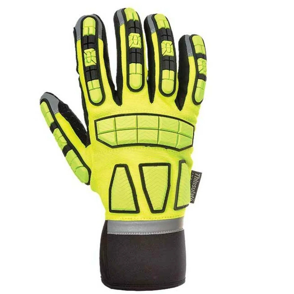 WORK THINSULATE SAFETY IMPACT GLOVE UNLINED OIL & WATER RESISTANT GLOVES