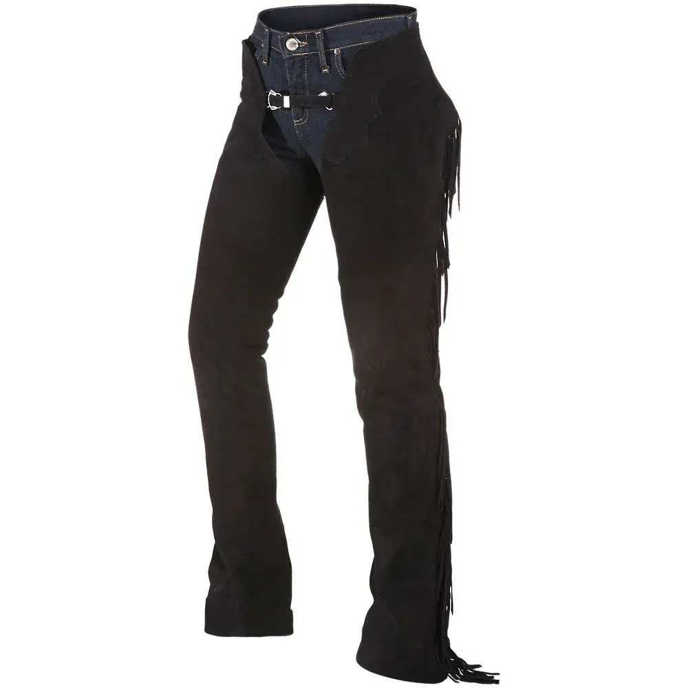 Design for performance and fashion Premium black PU Leather Horse Riding Full Chaps