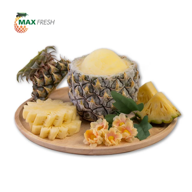 Ананас Sorbet мороженое в полке свежий ананас стекло 130 мл от производителя из Таиланда