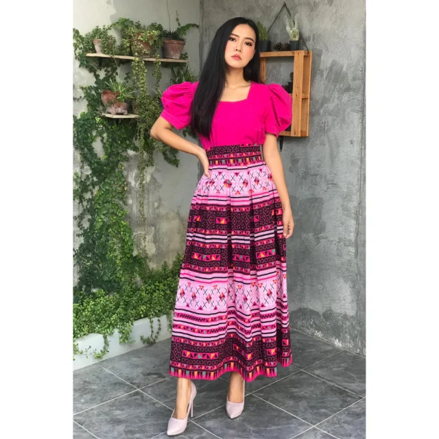 Лидер продаж тайские повседневные женские платья премиум-класса ручная работа Лада Лана коллекция 037 комплект ручной юбки