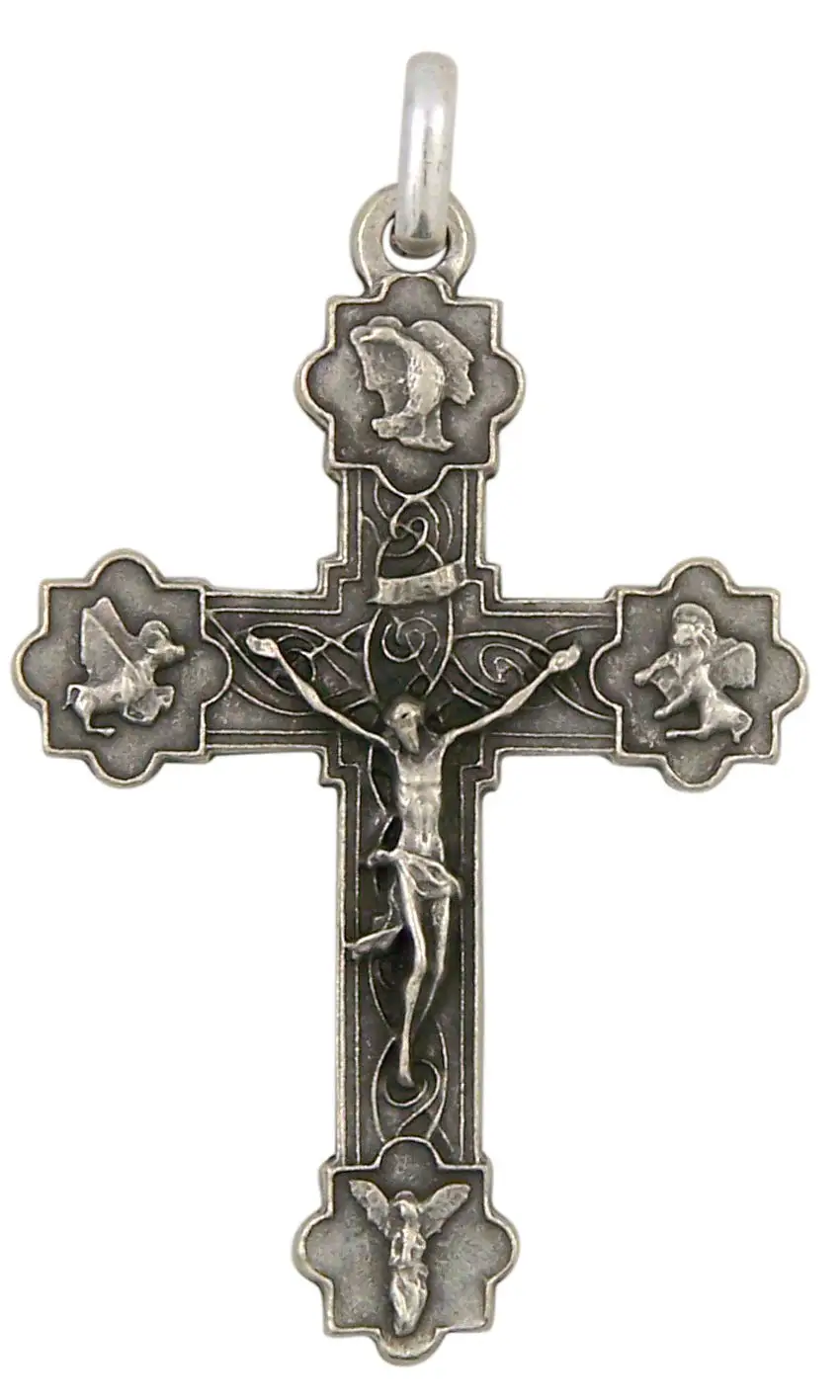 Iron Metal Cross for Catholic Decor