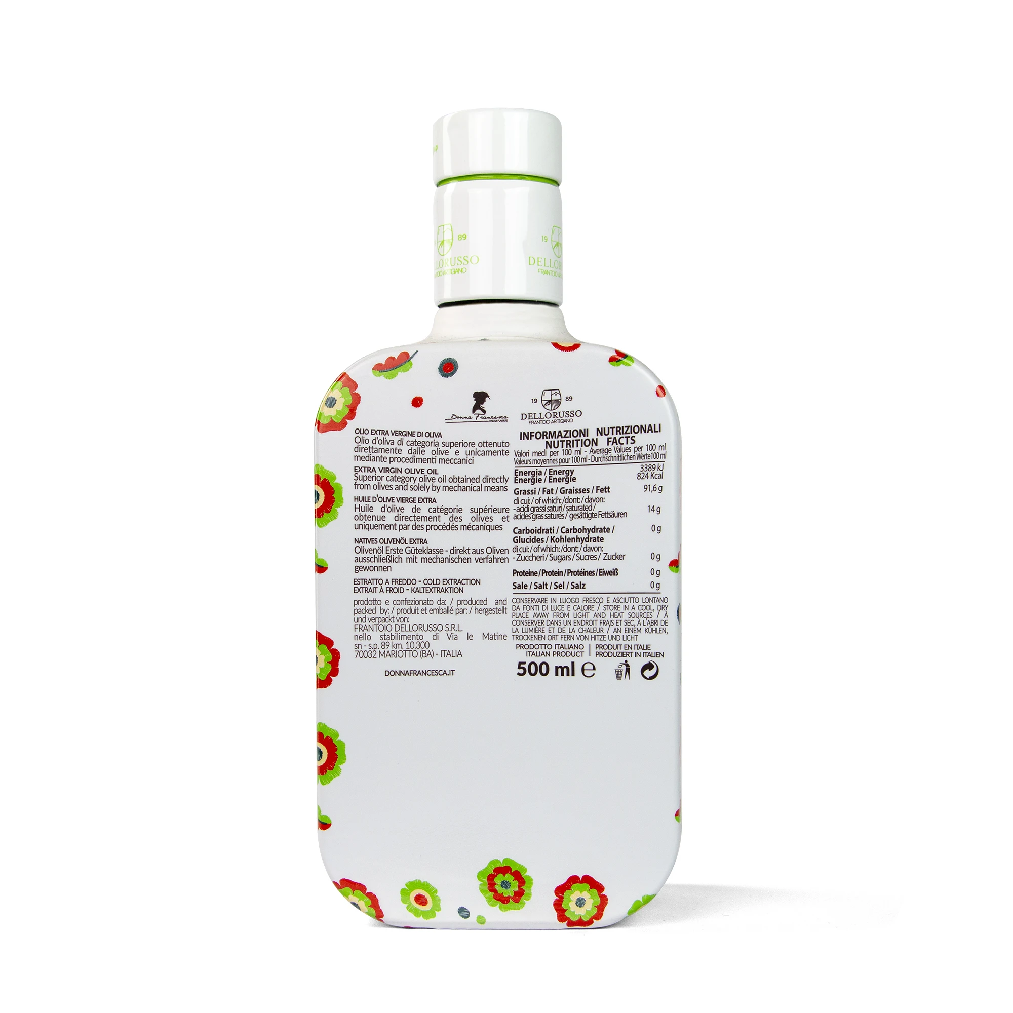 Итальянское Экстра натуральное оливковое масло красное цветение слегка фруктовое