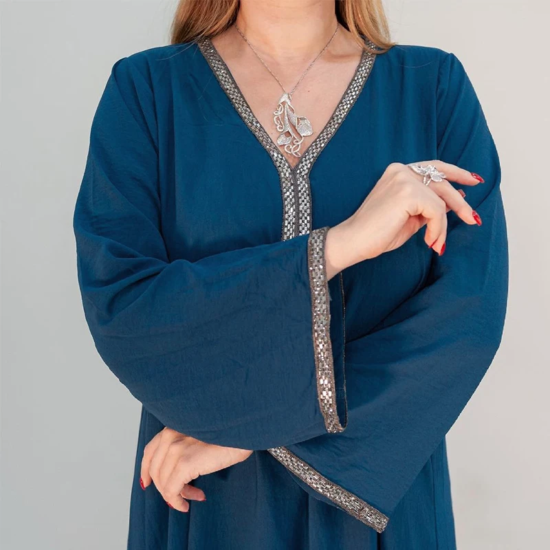 Best Selling Monsoon Islamic Clothing Plus Size Abaya Kaftan Indonesia Dress Muslim Women Dresses