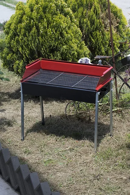 Modern Metal Barbeque Grill N60 Bonne Metal - G-0502-N60 Stainless Steel