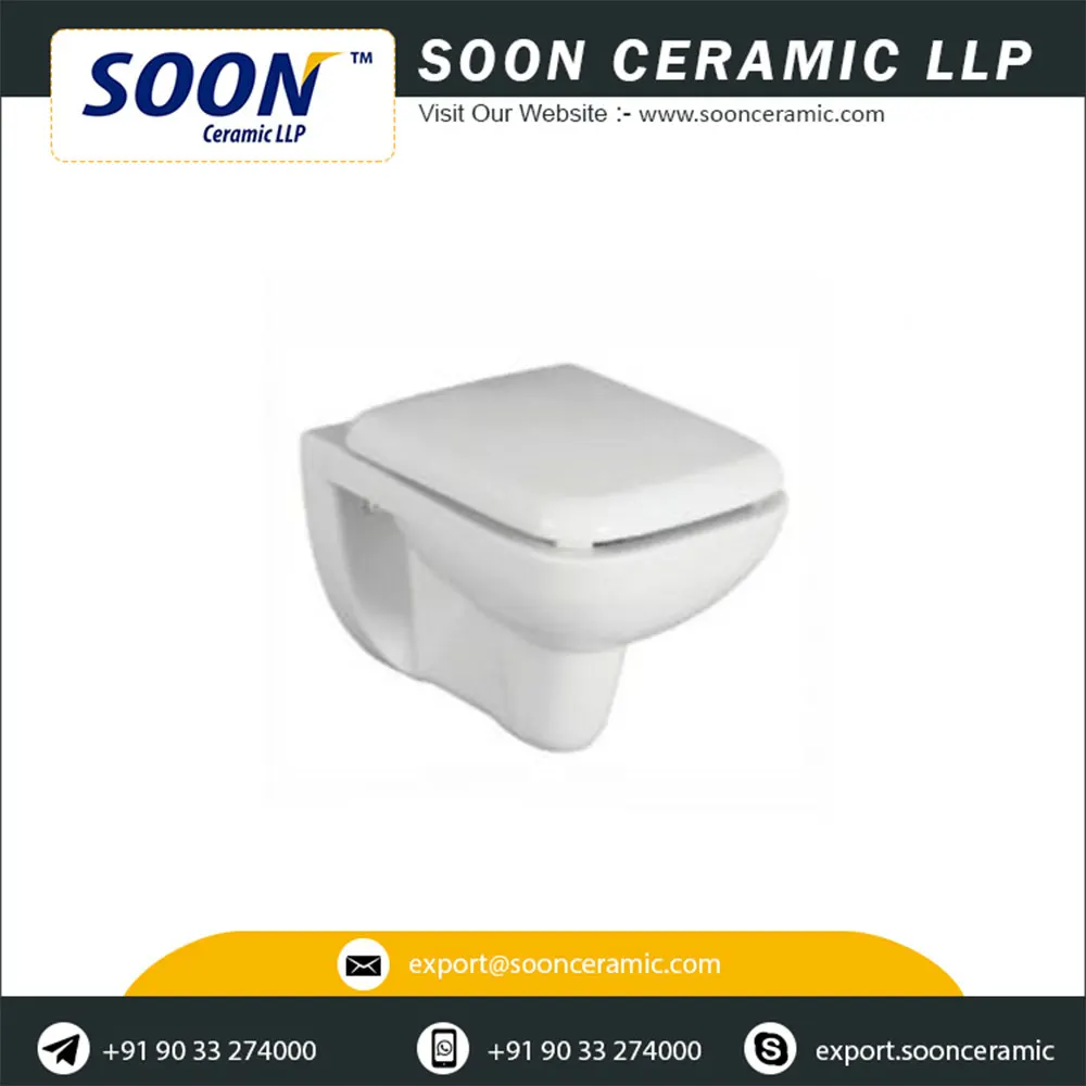 Good Quality Wall Hung Closet Western Toilet Wall Hung Closet for Bathroom Sanitary Wear Bulk Supply