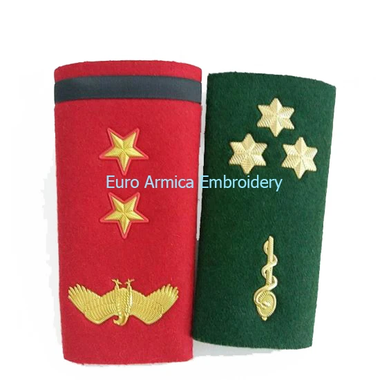 
Custom Military Army Uniform Pilot Rank Epaulettes Pilot Rank Epaulettes Wool 