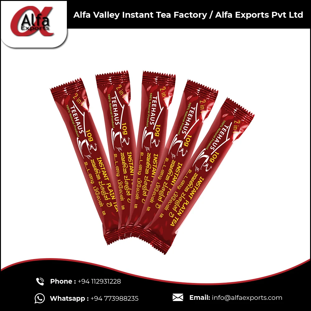 
Super Nutritious Great Taste Instant 2in1 Premix Ceylon Plain Tea Powder in 10g Sachets At Half Rate 