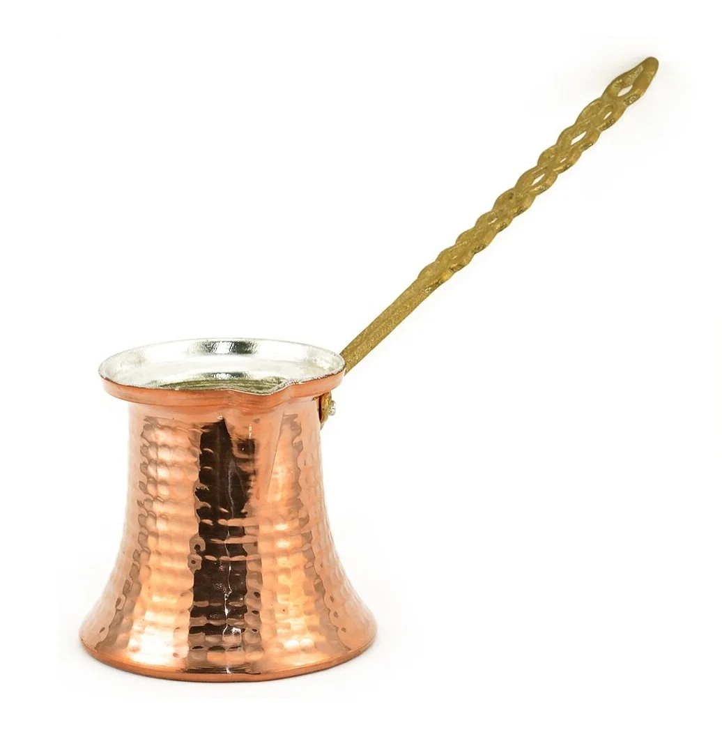 Brass Turkish Tea Pot Mug Coffee Serving Pot With Handle Customized Size For Home Hotel and Restaurant Stylish Serving Coffee