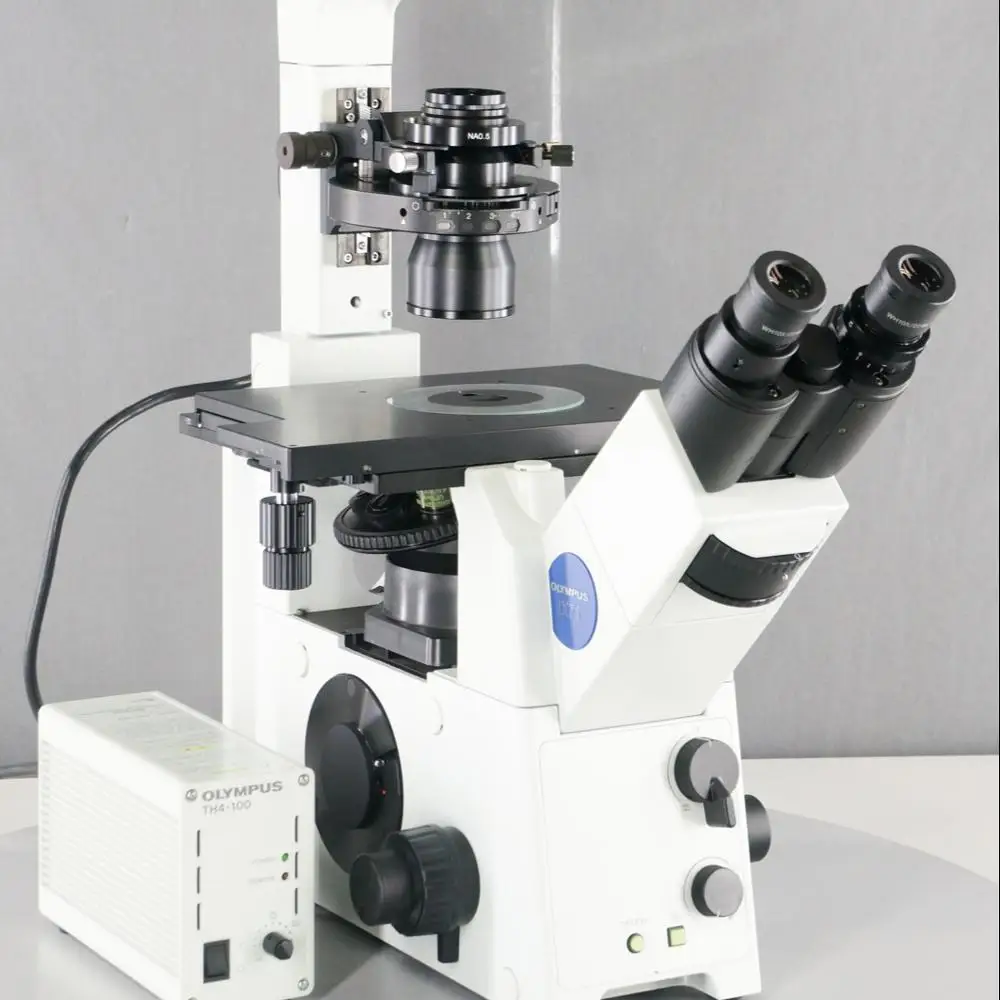 
Second hand optical instruments OLYMPUS IX71 Microscope U-LH100L-3 