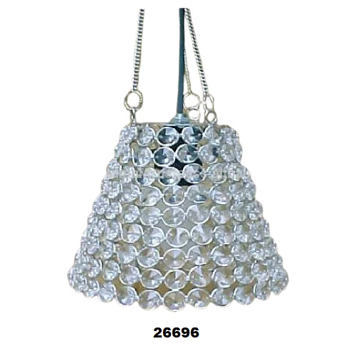 Decorative Chandelier Hanging Lamps Aluminum Fancy Industrial Pendant Lamp Living Room Modern Wholesale White Crystal & Metal 24