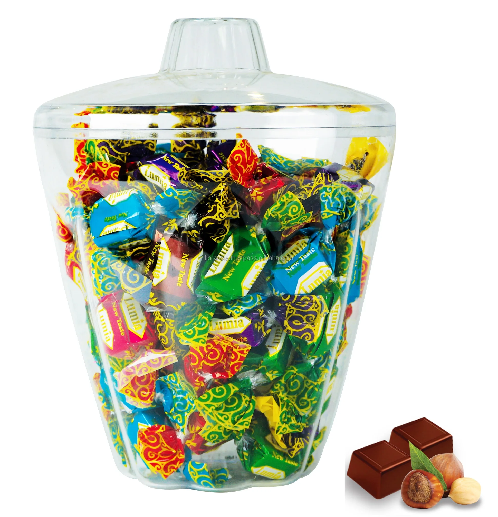 
Lumia Cream Filled Milky Compound Chocolate Piece Solid600 GR Gr Gift box with 24 Shelf Life from Tr;trprovince20100955 