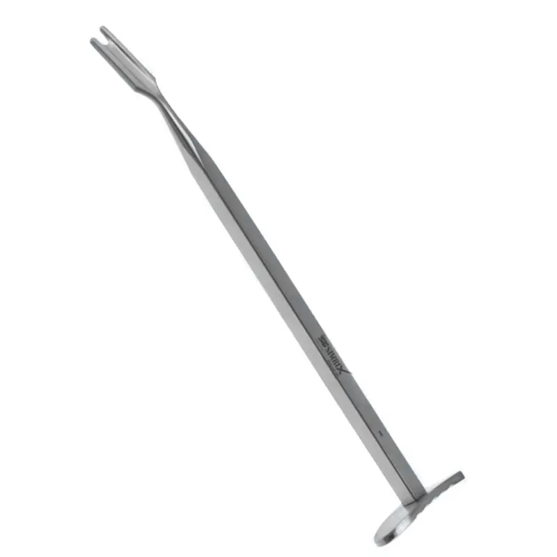 Нож Smillie meniscus, 6 3/4 дюйма, изогнутое левое лезвие, плоская ручка, SIMRIX