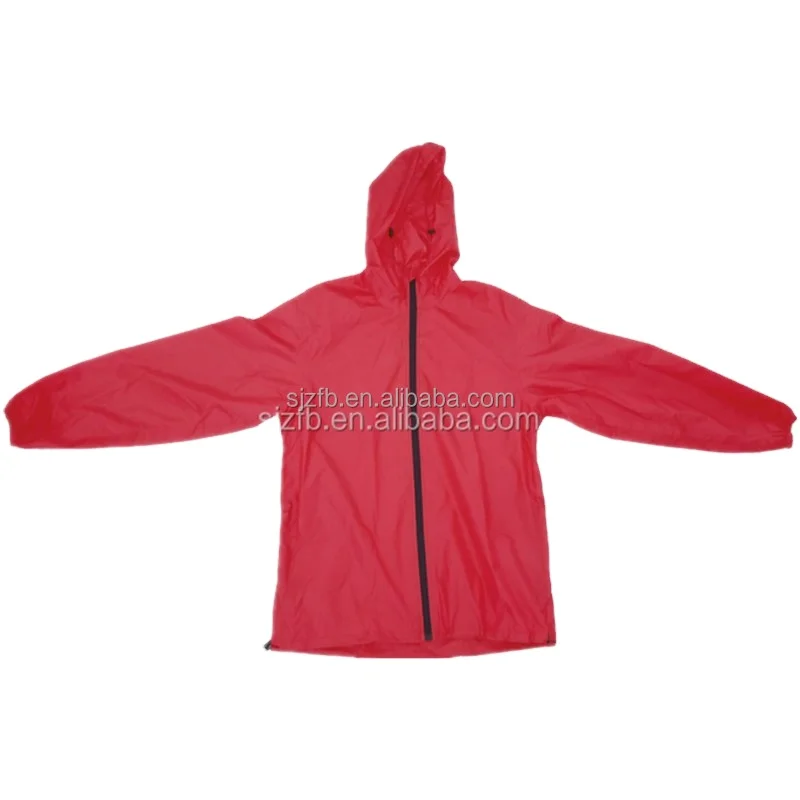 hot selling fashion red waterproof and windproof jacket