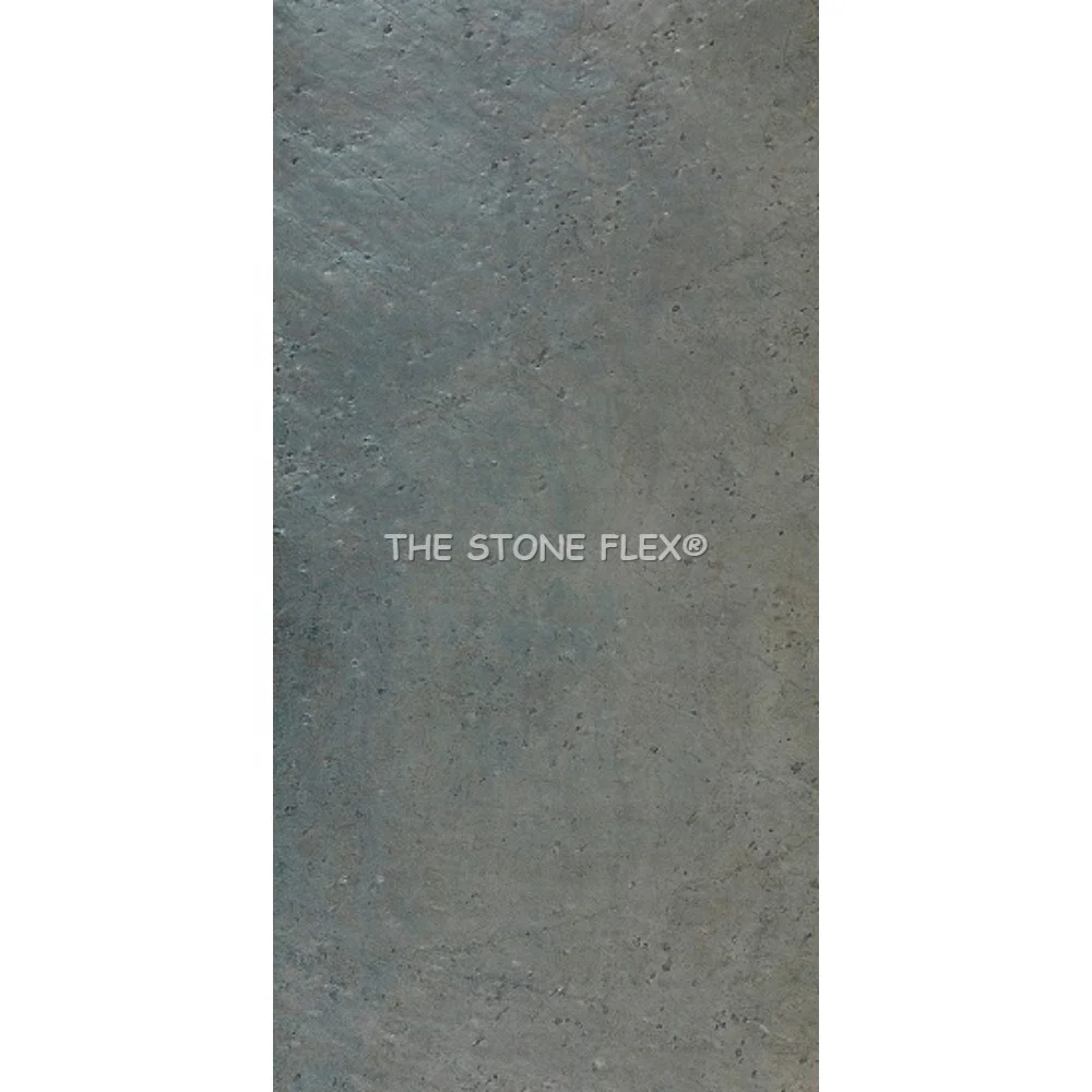 Ocean Green Slate Stone Thin Flexible Fabric Fleece Veneer Sheet For Interior Exterior Wall Cladding