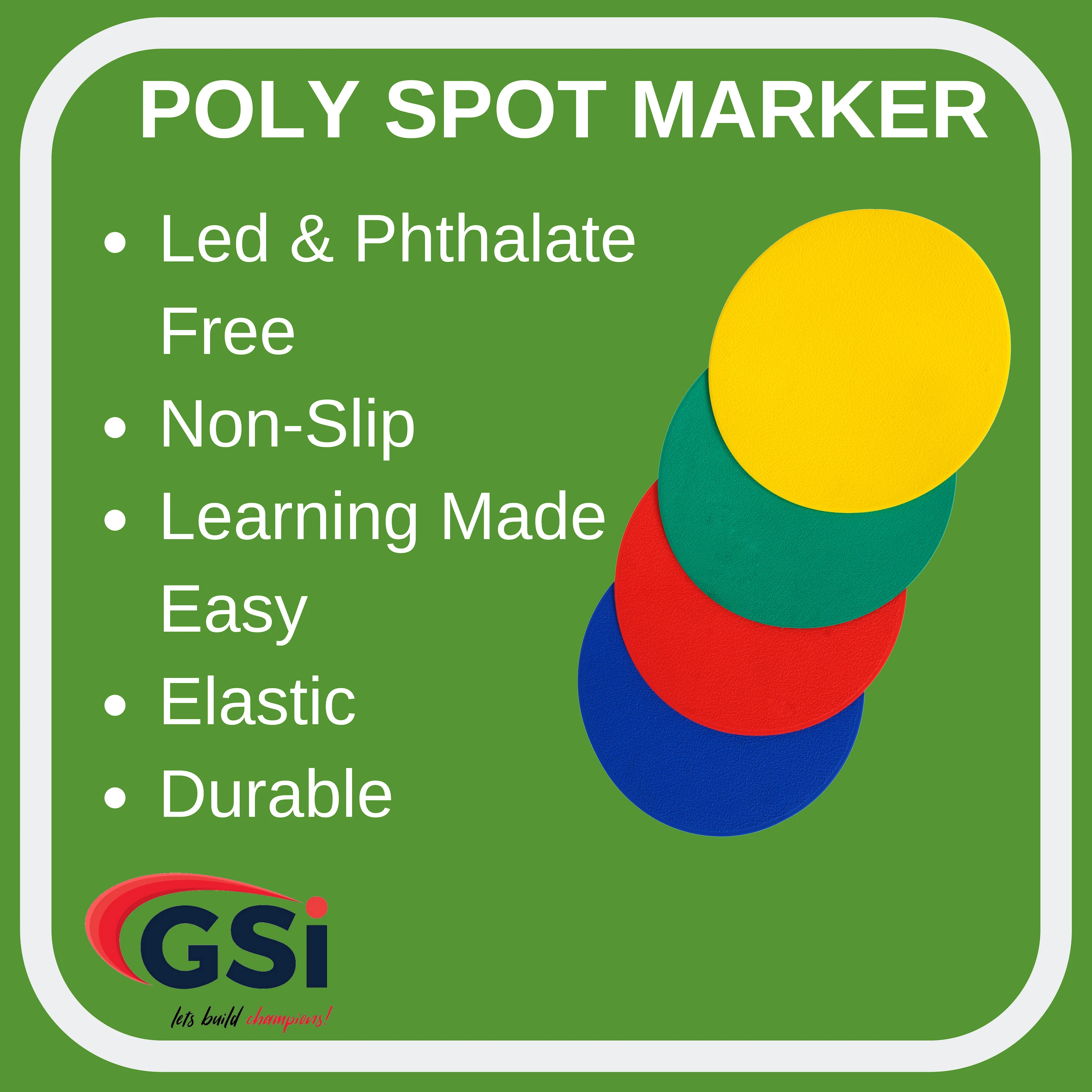 Spot Markers Flat Field Cones Rubber Agility Markers flat spot marker Floor Dots for Soccer Basketball Sports