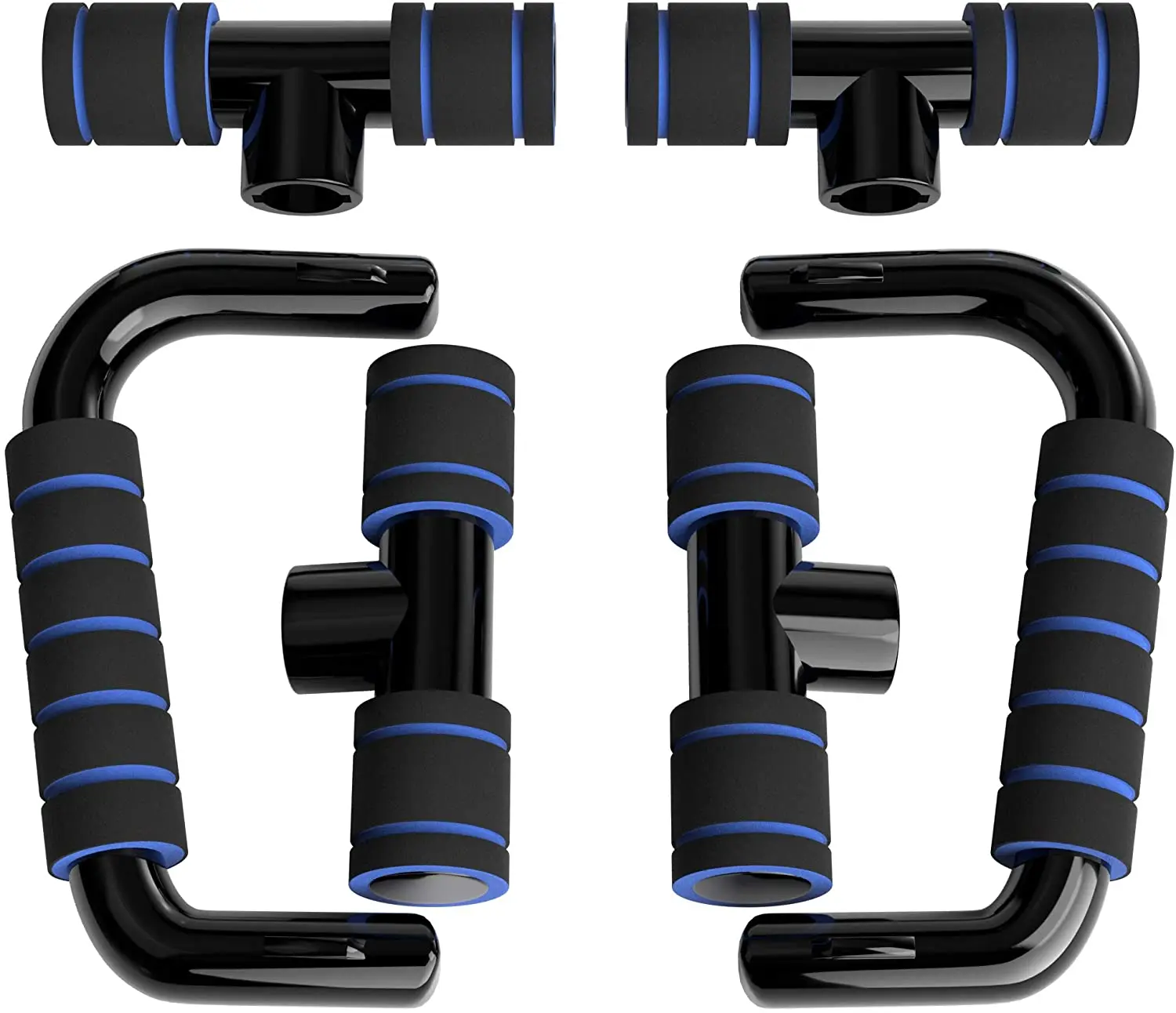 Пуш-Ап Бары тренажерный зал оборудование для фитнеса, 1 пара с приподнимающим эффектом ручки с мягкой пены сцепление и нескользящая конструкция пуш-ап бар