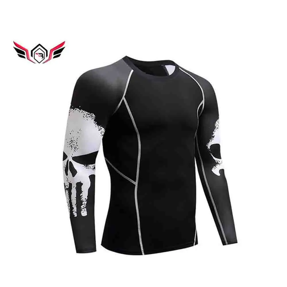 Wholesale Custom Logo Printed MMA Rash Guard High Quality low MOQ fast shipping new design rash guards