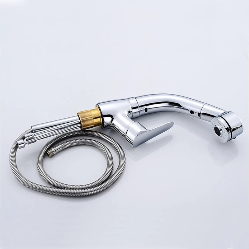 STOCCO Crane Lift Up and down 360 degrees rotating pull out brass basin faucet cheaper chrome faucet modern bathroom mixer