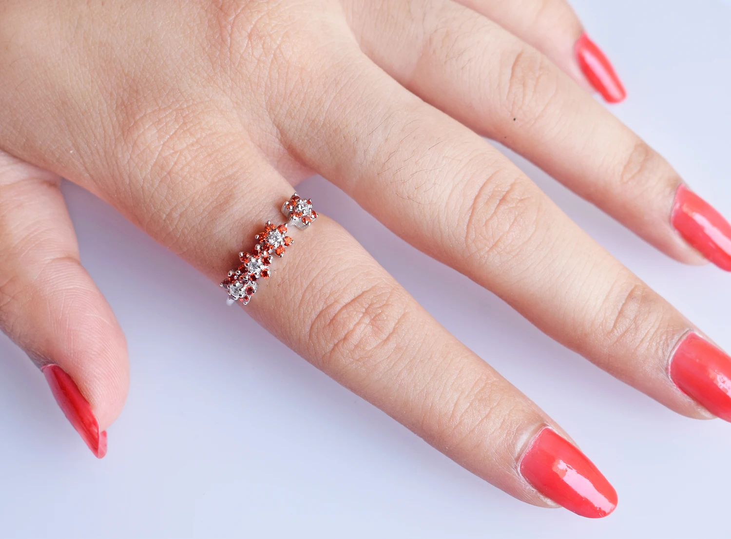 Fine Jewelry Unique Stacking Rings Engagement Diamond Wedding Ring 925 Sterling Silver 4 Prong Beautiful Cubic Zirconia CLASSIC