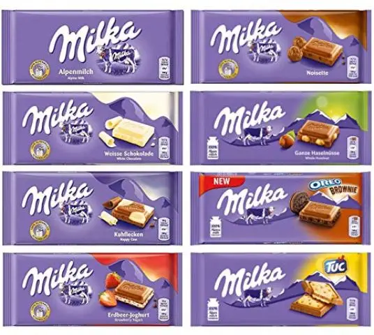 Шоколадные бруски Milka 100 г